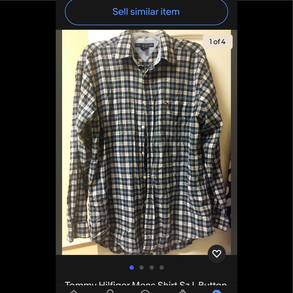 Tommy Hilfiger men’s button up shirt